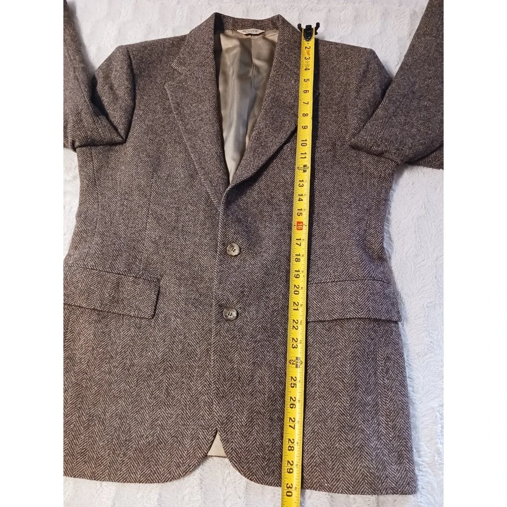 Vintage Oakmont Grey Wool Sport Coat Suit Jacket Blazer Men's Size 40R USA Made